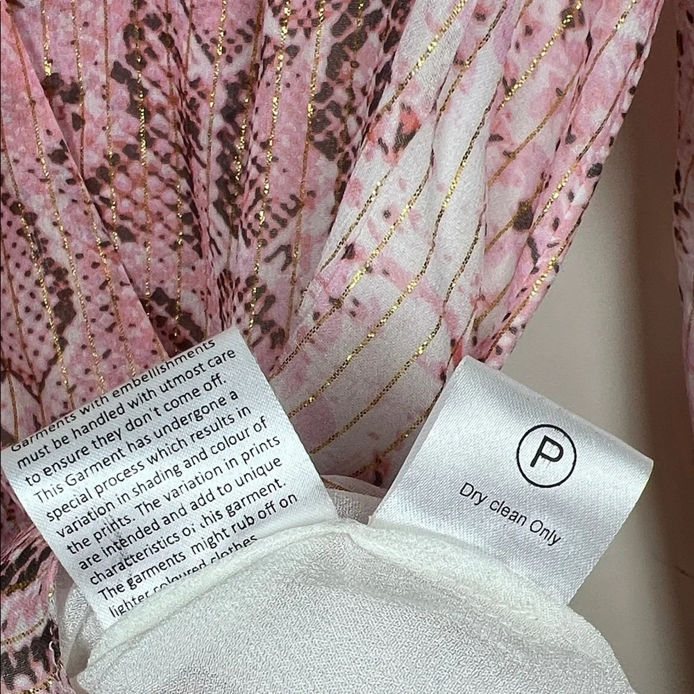 NWT Rococo Sands x Revolve Lexi Pink Snake Print Mini Dress Small - Picture 12 of 12